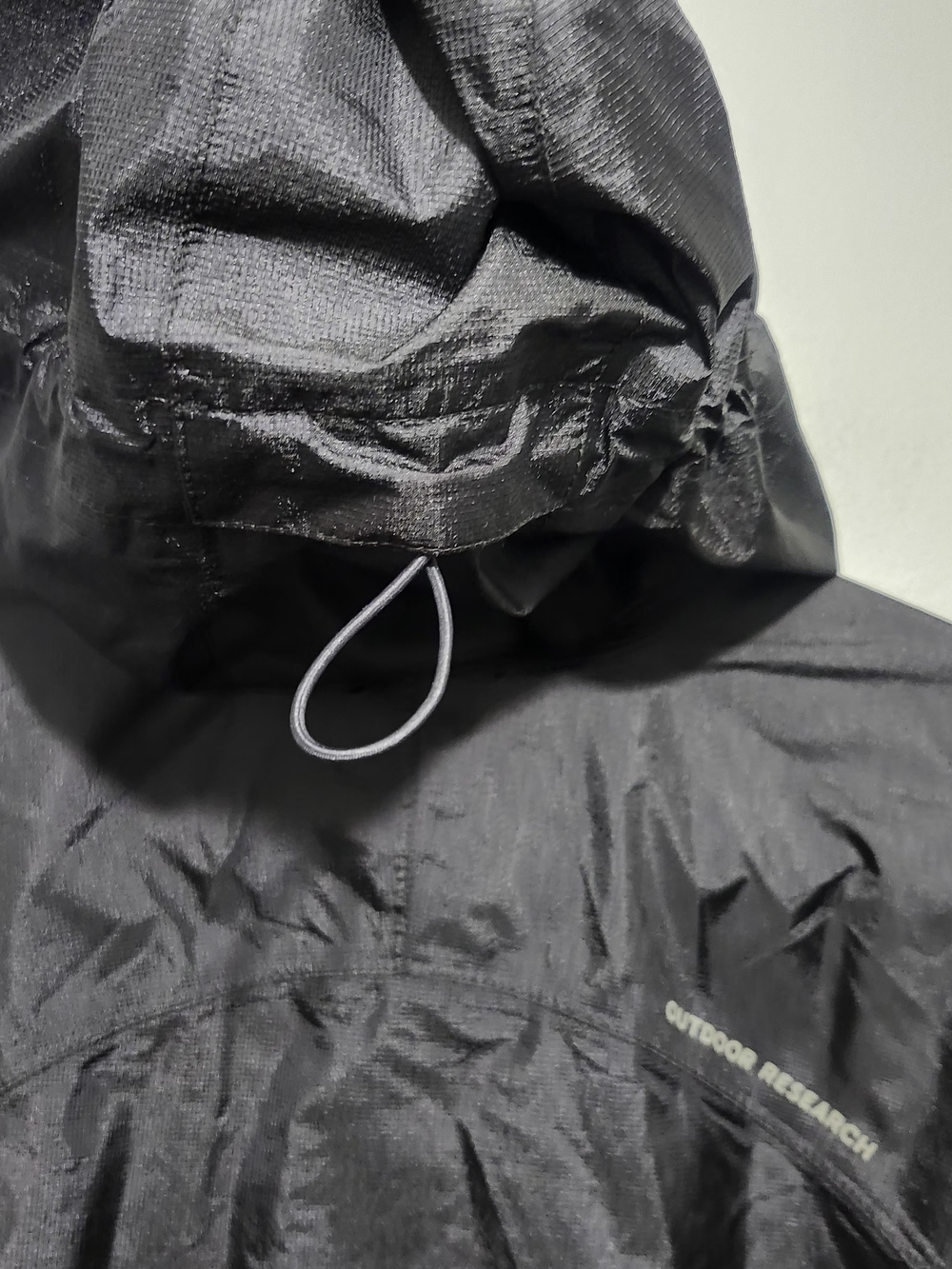 Outdoor Research Black Men’s Helium Rain Hooded Jacket Size M New Without Tags - Picture 11 of 11